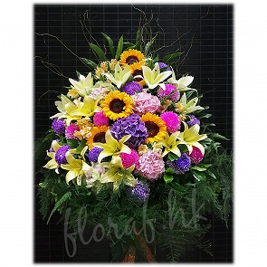 OP63   Grand Opening Flower Basket  OP63   Grand Opening Flower Basket